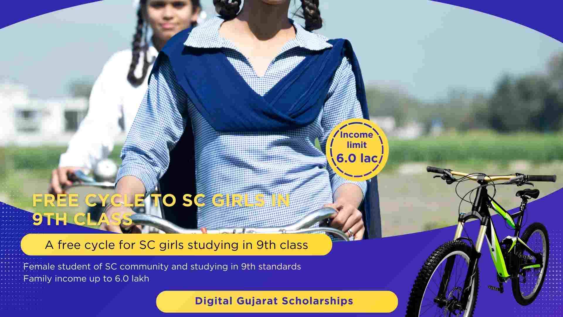 Free Cycle to SC Girls in 9th Class