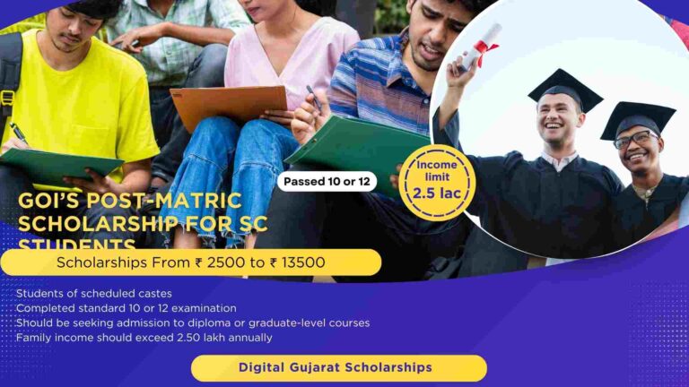 GOI's post-matric scholarship for SC students