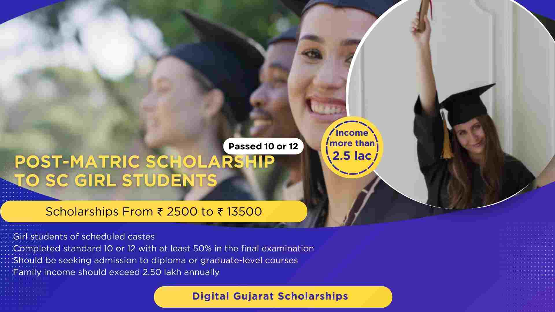 Post-Matric Scholarship to SC Girl Students