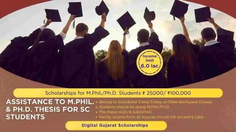 Assistance to M.Phil. & Ph.D. Thesis for SC Students 3 Assistance to M.Phil. & Ph.D. Thesis for SC ST OBC Students