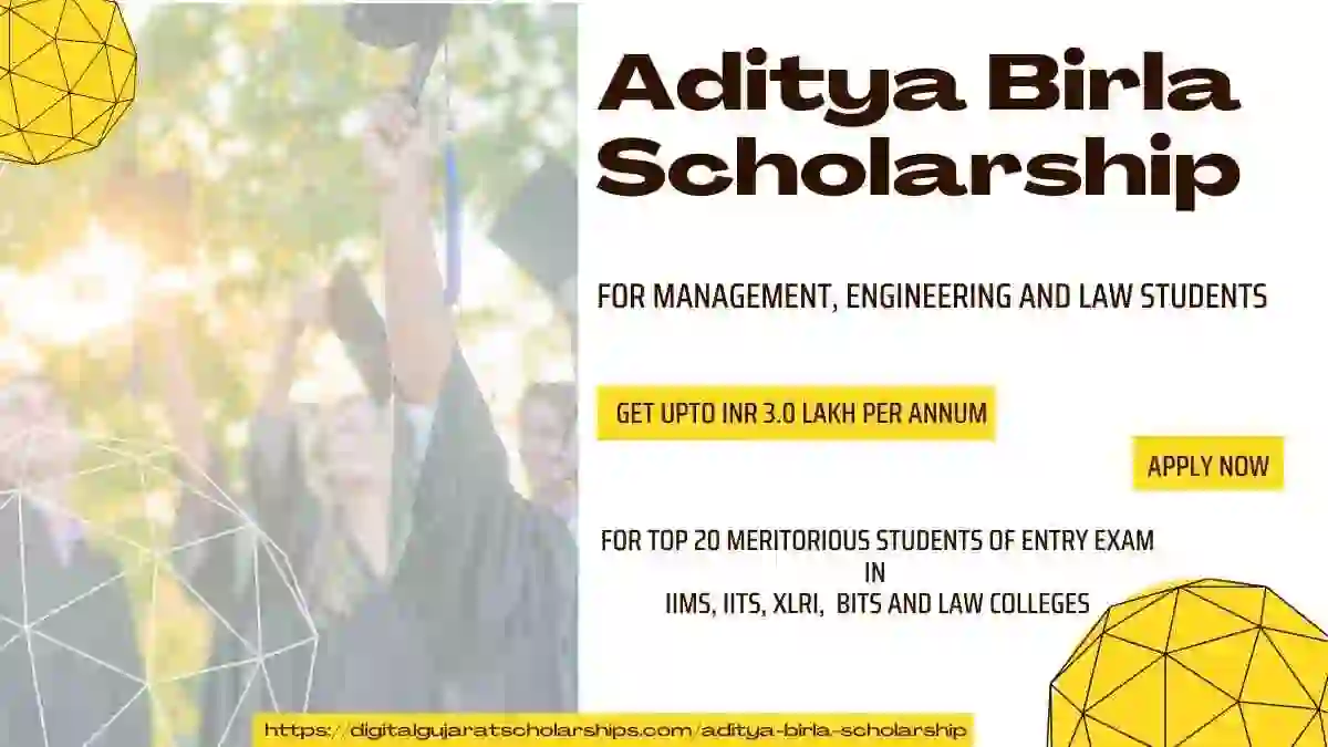 Get 3 Lakh, Aditya Birla Scholarship | Apply Now | Last Date 2 Aditya Birla Scholarship