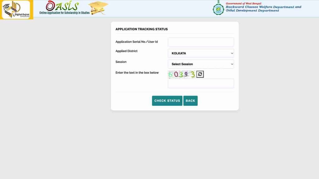 select-options-to-check-status-of-oasis-application
